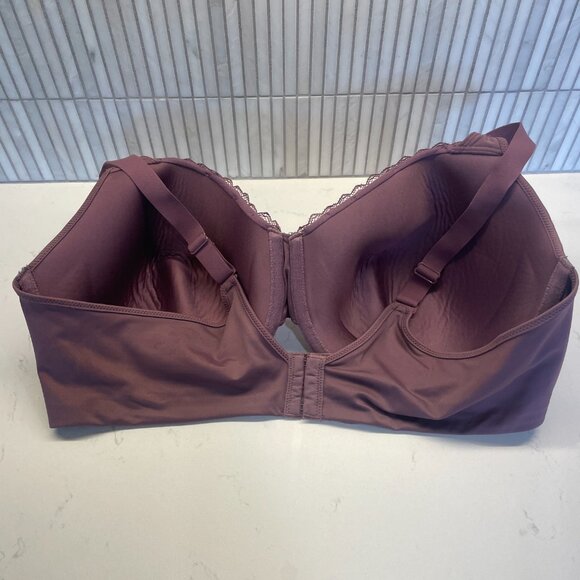Bali Passion For Comfort Smoothing & Light Lift Bra in Purple, Size,44D - Picture 2 of 4